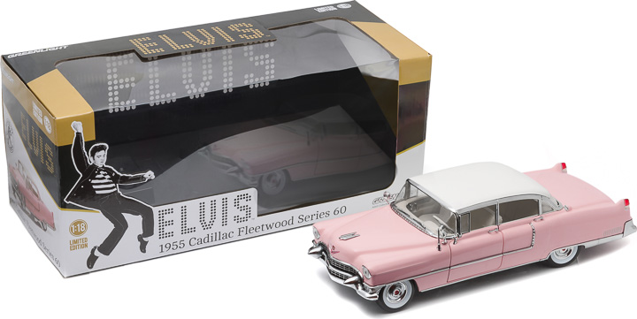 Greenlight 1/18 Elvis Presley (1935-77) - 1955 Cadillac Pink